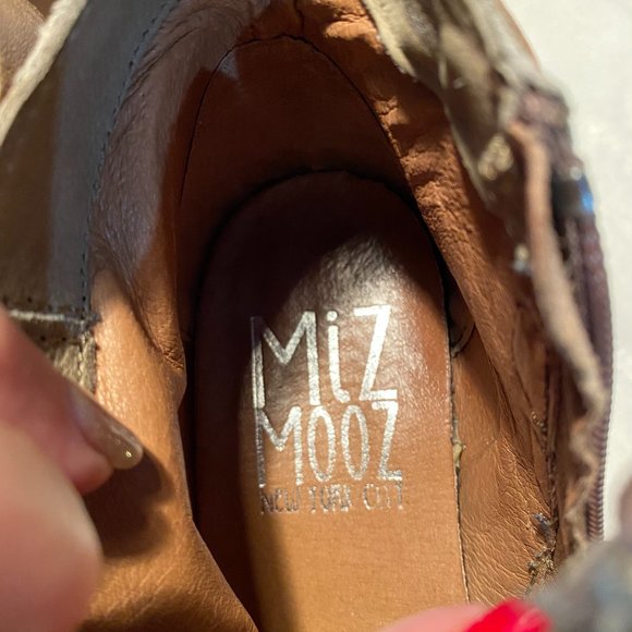 MIZ MOOZ "DANITA" LEATHER & SUEDE BOOTIES (SZ 36) - Picture 10 of 11